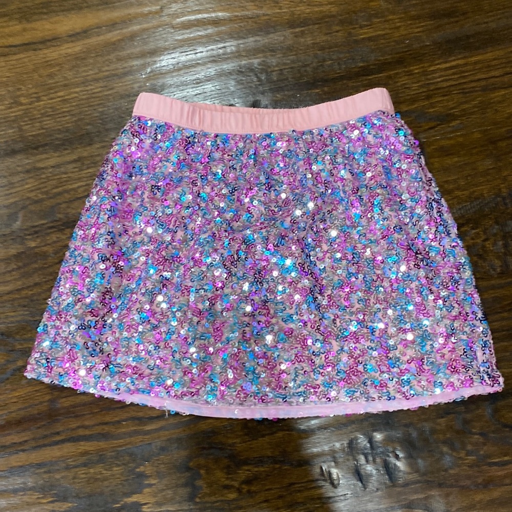 Pink sequence skirt brand Gymboree